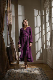 Eloise Dress, Plum