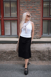 Everyday Midi Skirt, Black
