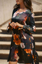 Hailey Dress, Copper Flower