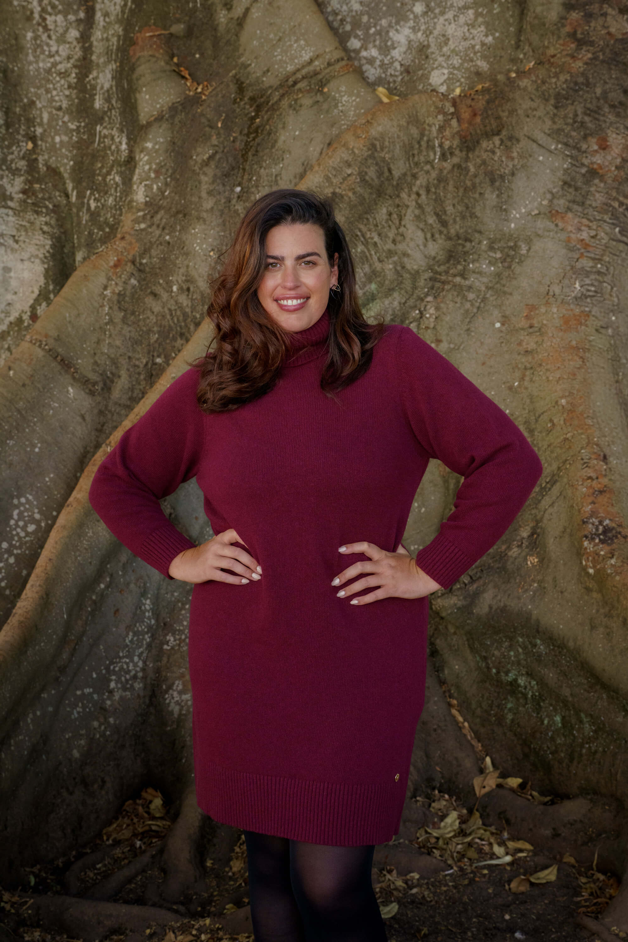 Isla Dress, Merlot