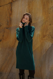 Isla Dress, Forest Green