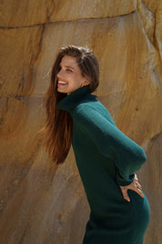 Isla Dress, Forest Green