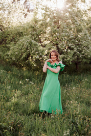 Kaia Dress, Kelly Green