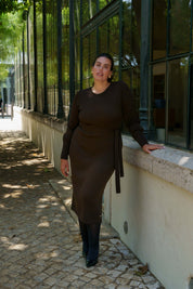 Leona Dress, Espresso