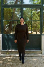 Leona Dress, Espresso