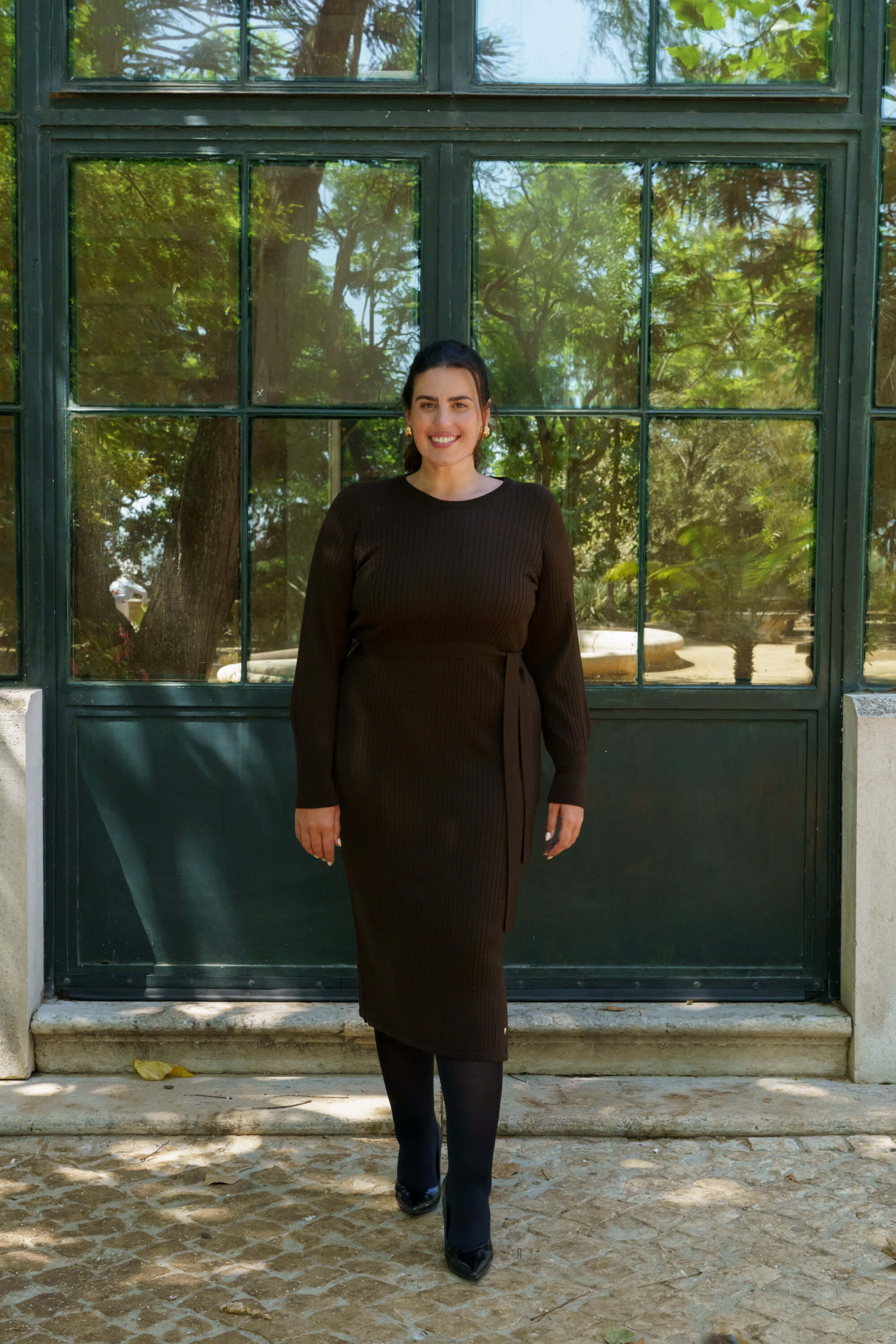 Leona Dress, Espresso