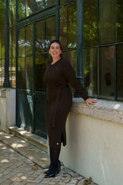 Leona Dress, Espresso
