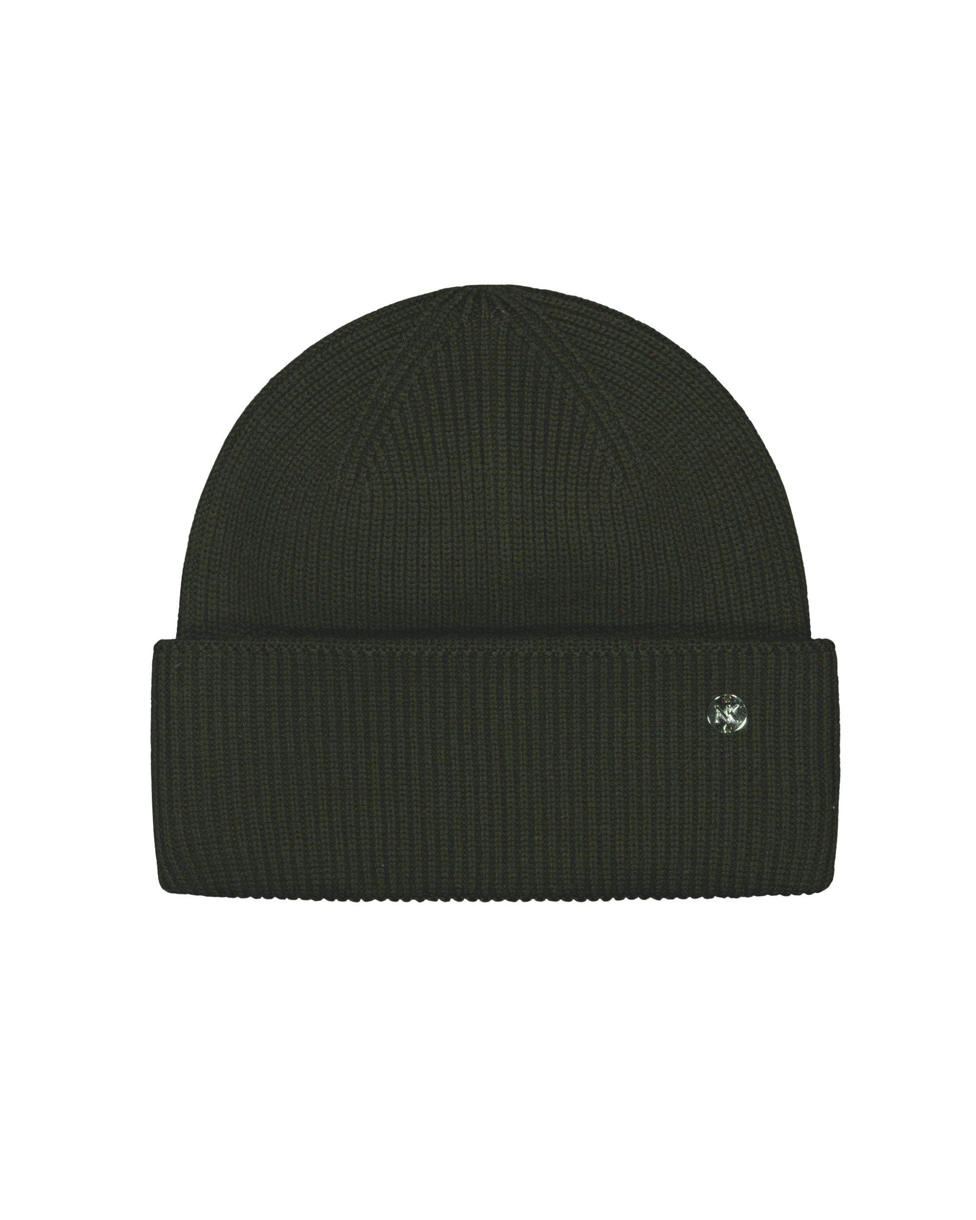Merino Beanie, Forest Green