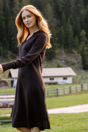 Millie Dress, Espresso
