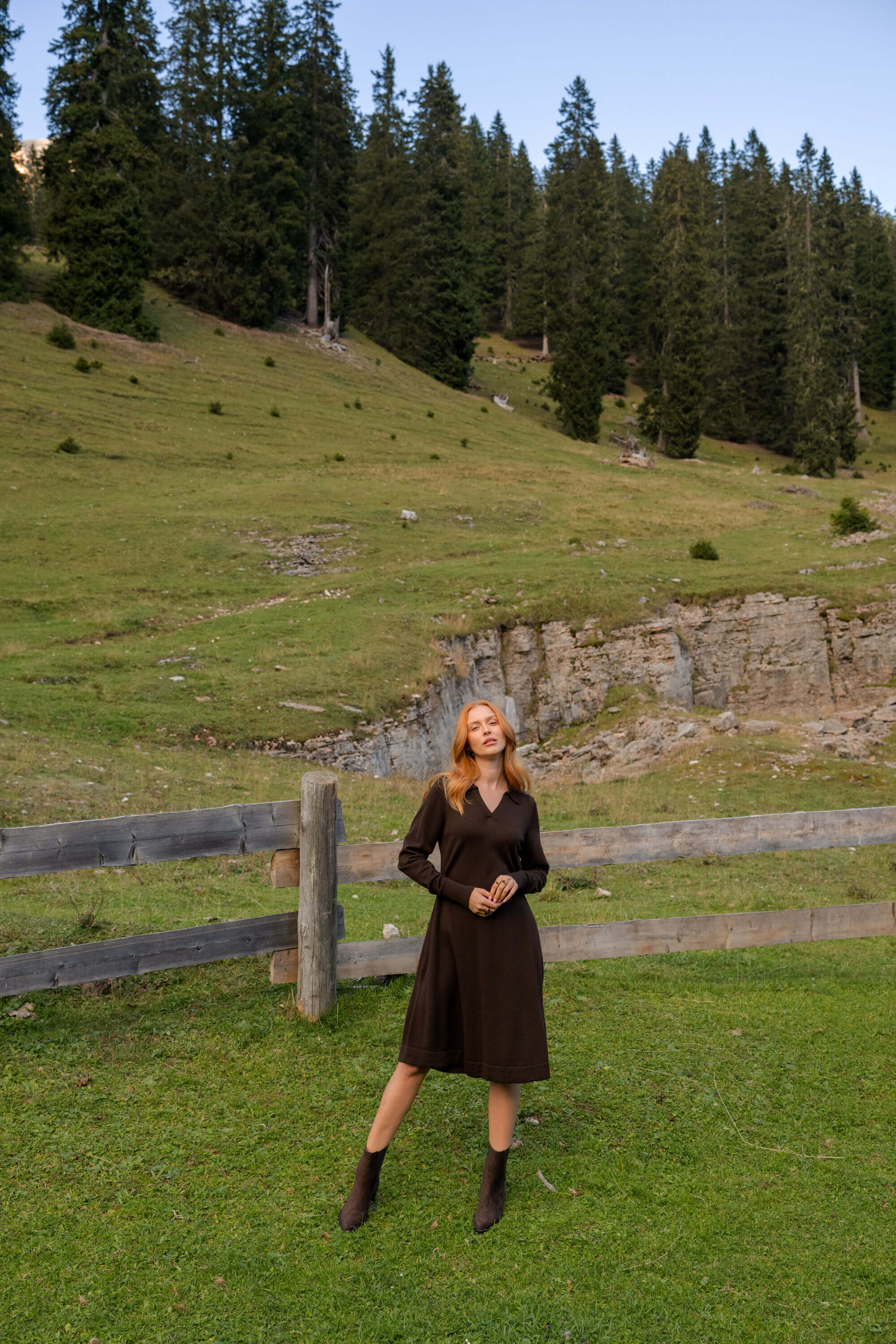 Millie Dress, Espresso