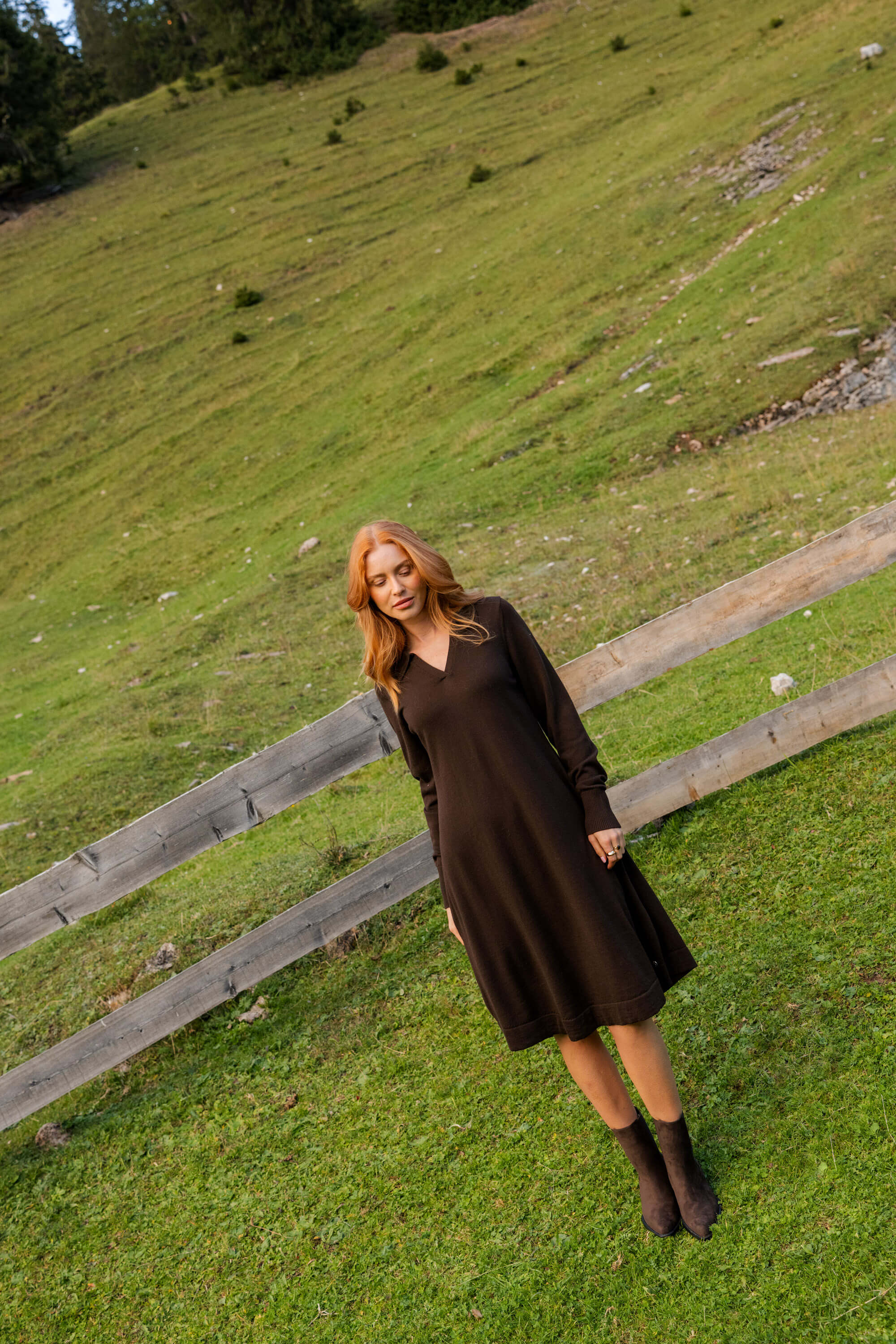 Millie Dress, Espresso
