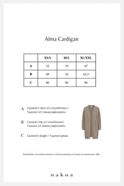 Alma Cardigan, Black