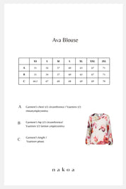 Ava Blouse, Sorbet