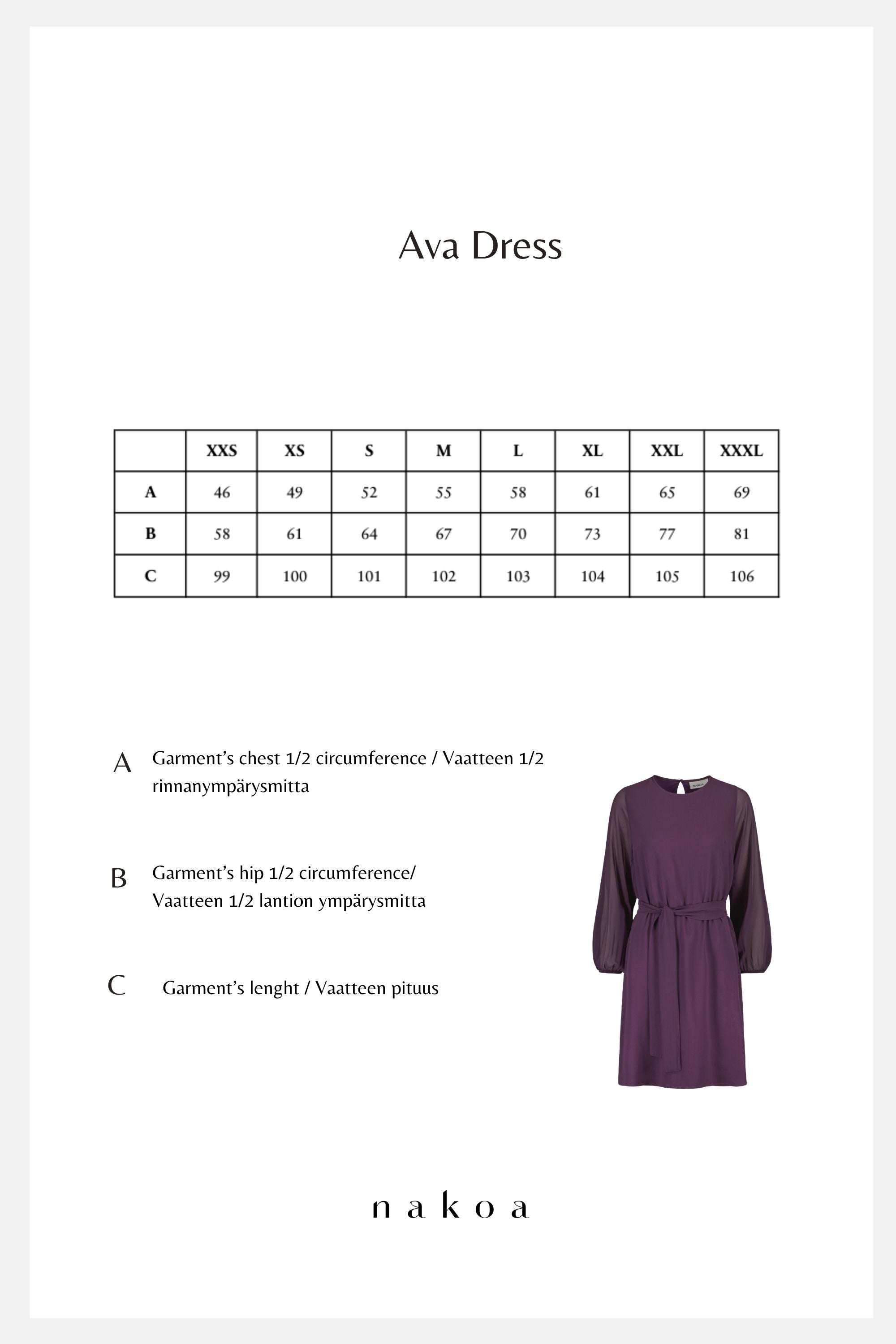 Ava Dress, Purple