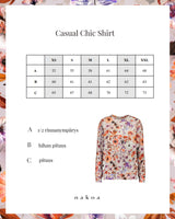 Casual Chic Print Shirt, Daisies