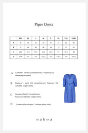 Piper Dress, Marina Blue