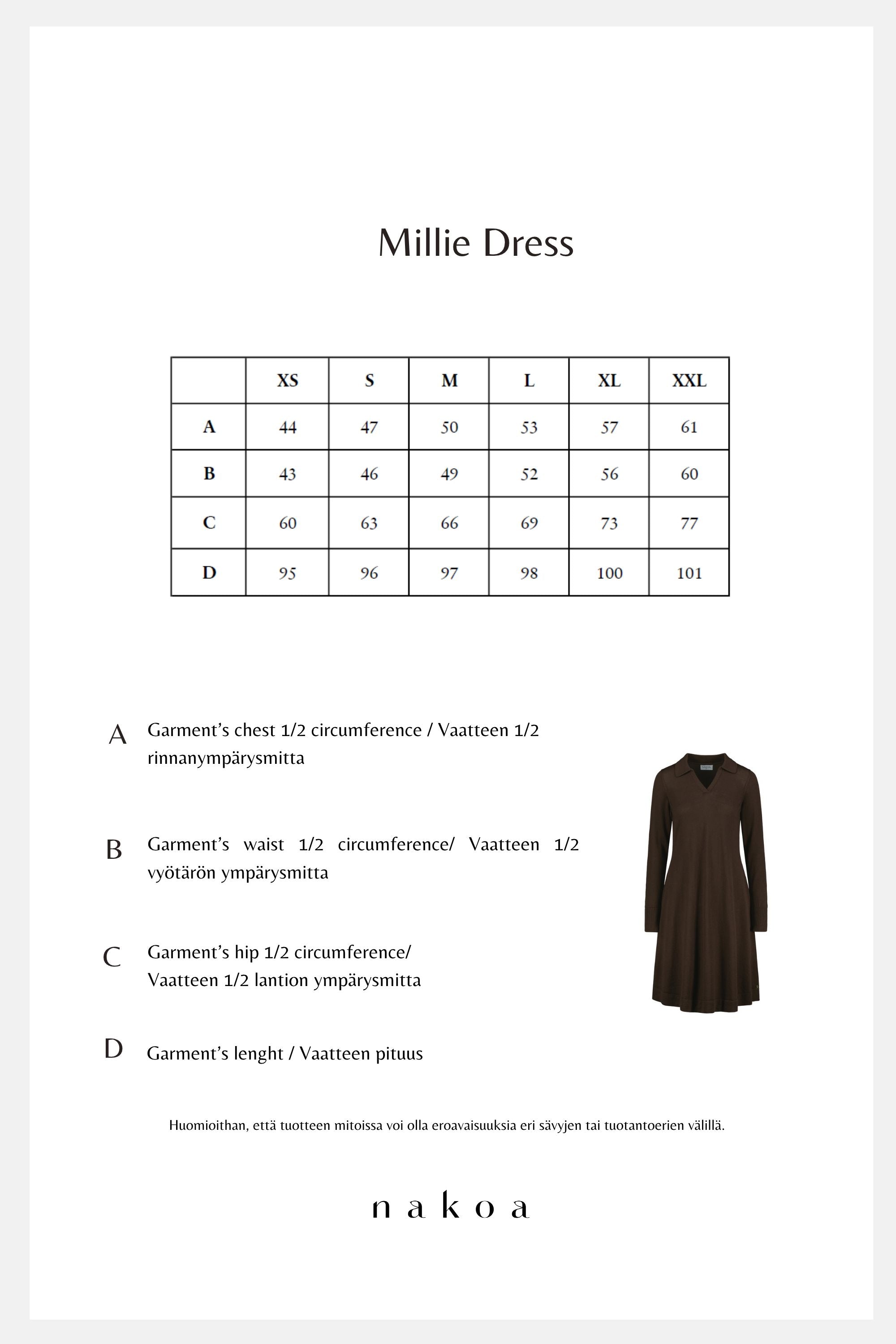 Millie Dress, Black