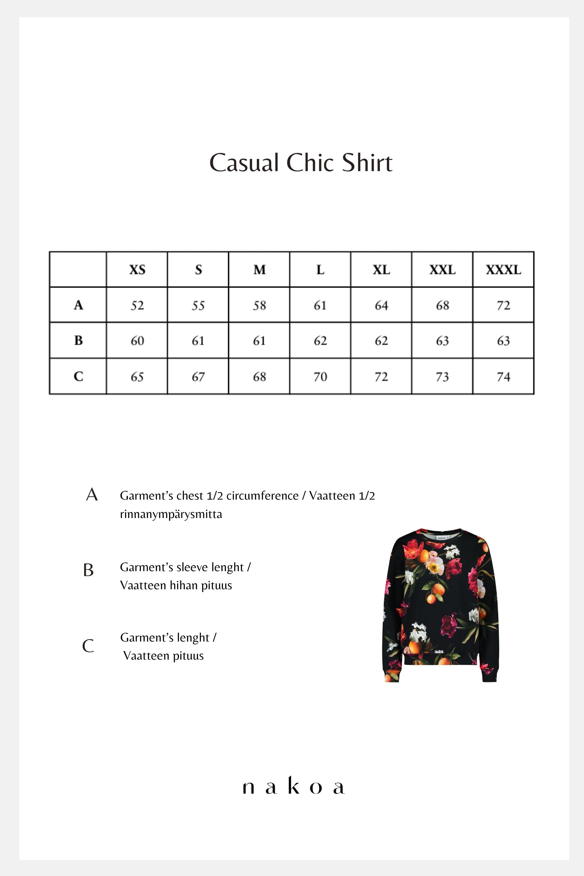 Casual Chic Print Shirt, Sangria Garden
