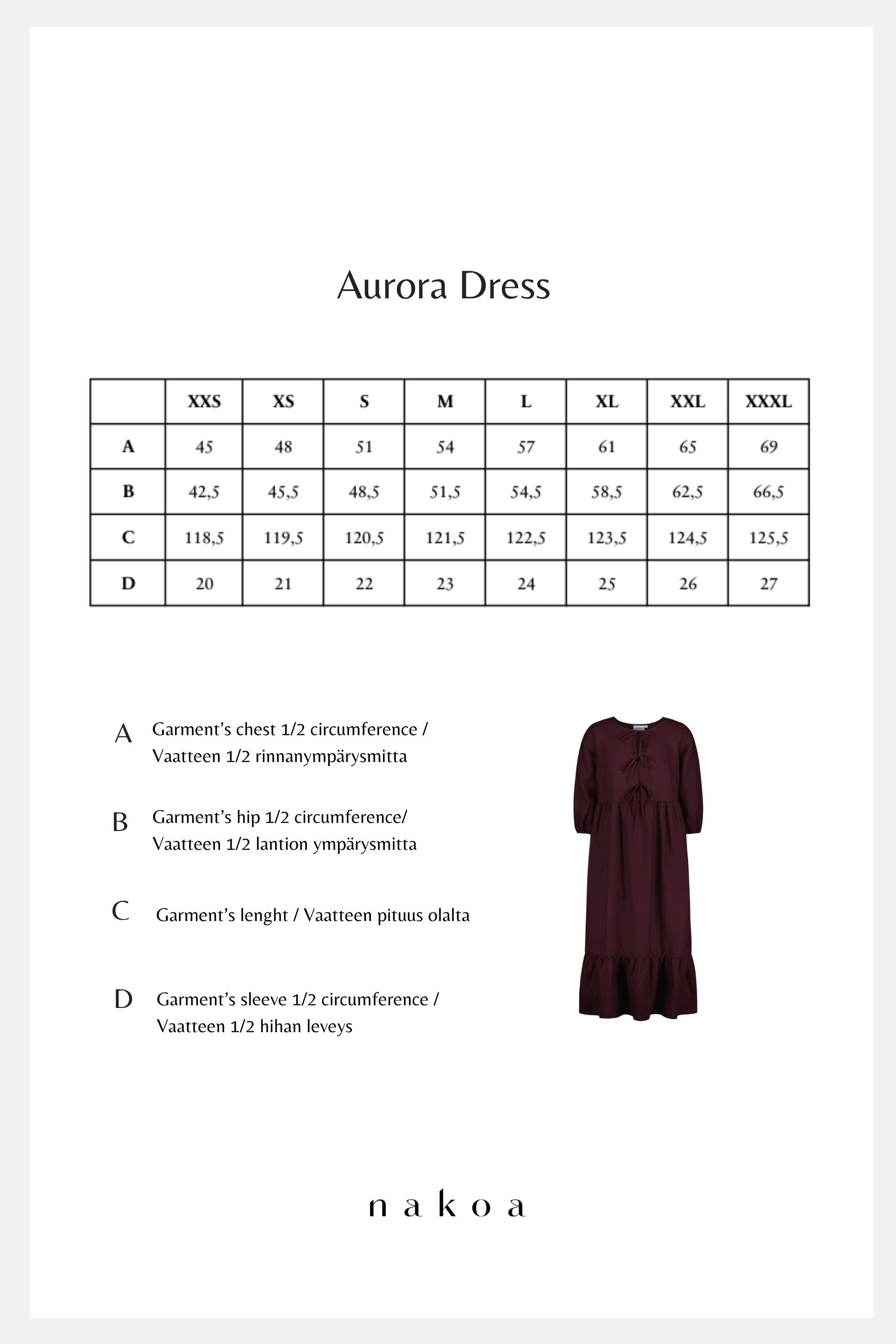Aurora Dress, Merlot