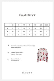Casual Chic Print Shirt, Pink Poppies