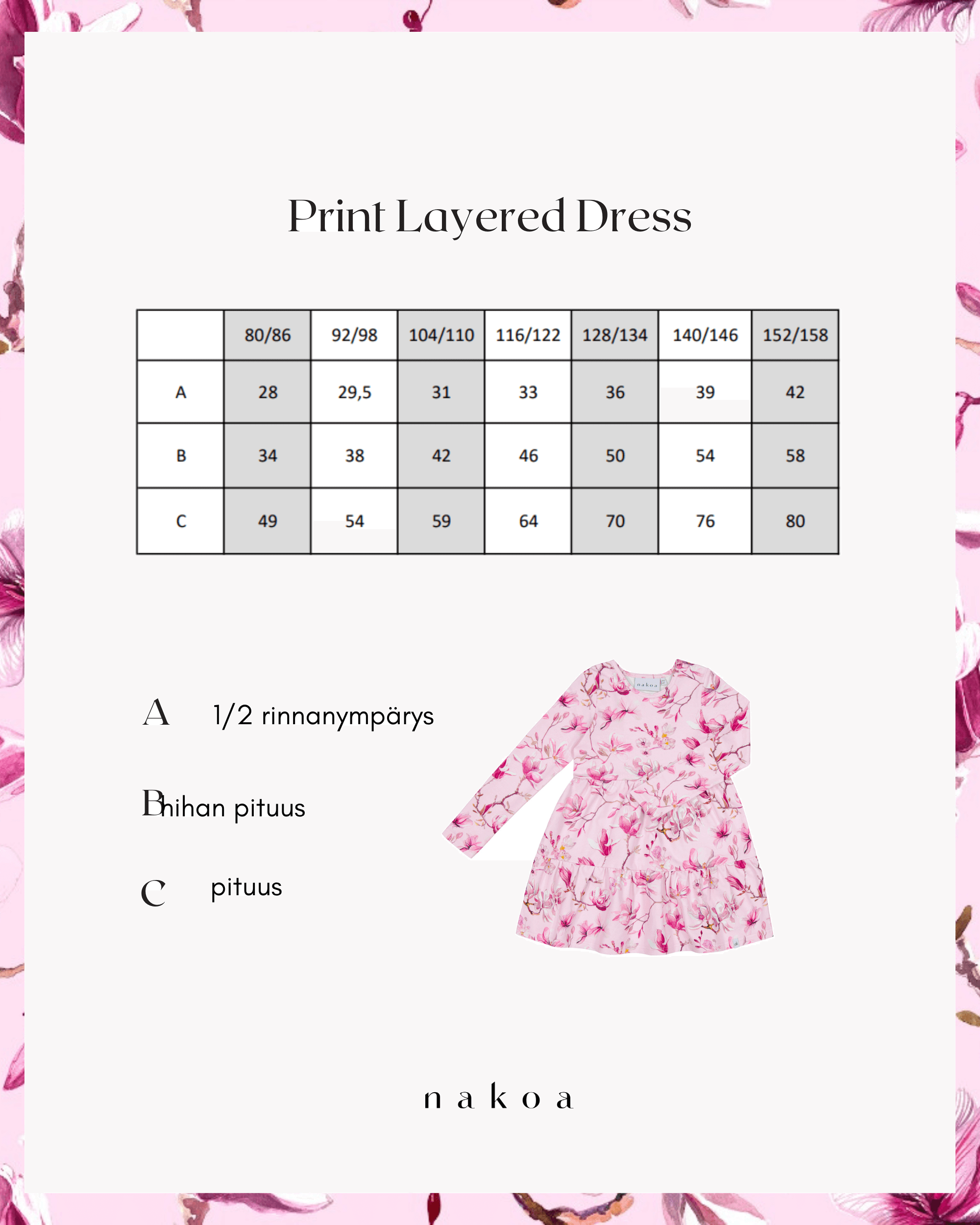 Kid's Print Layered Dress, Daisies