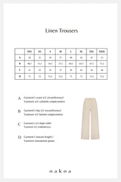 Linen Trousers, Sandshell