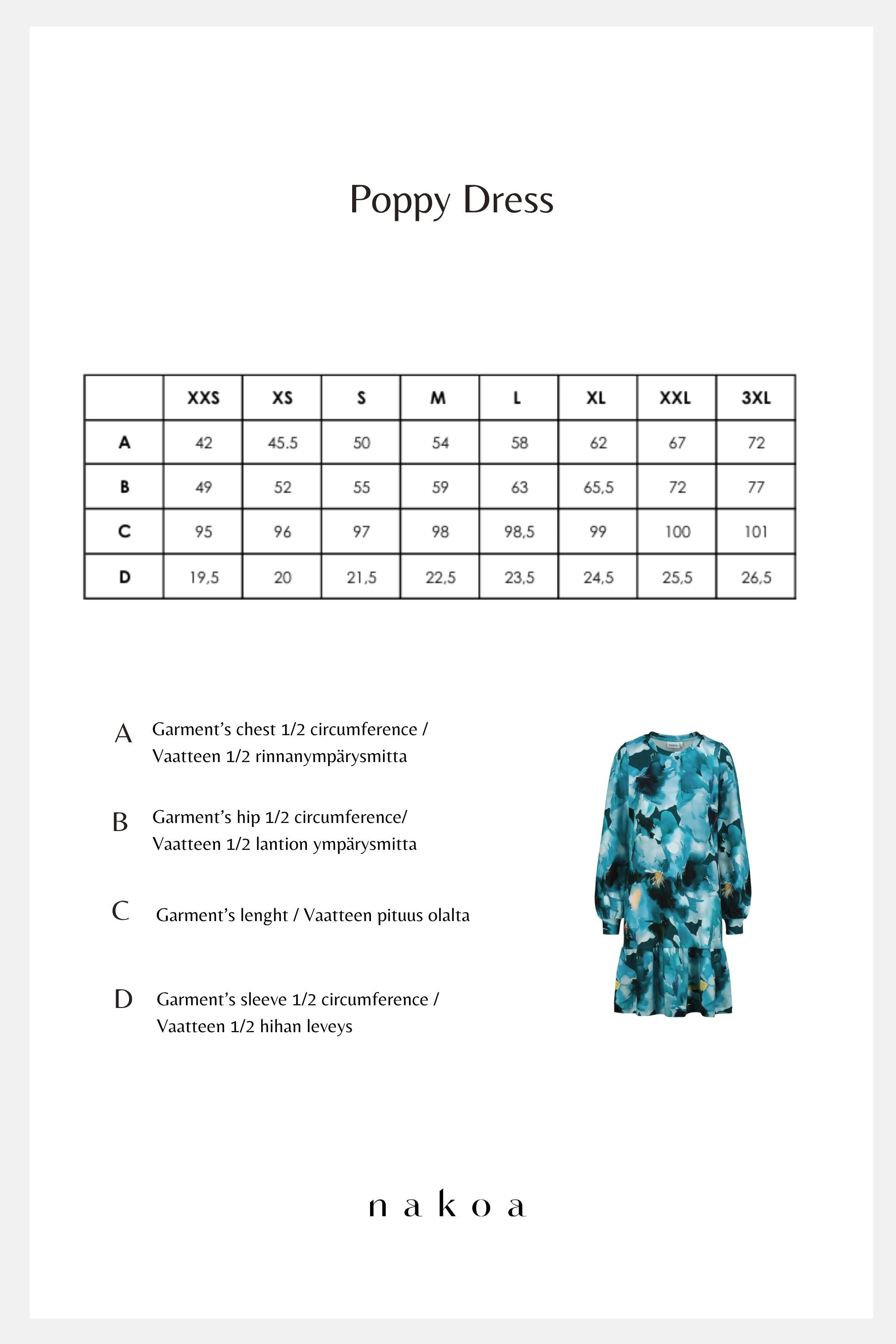 Poppy Dress, Blue Iris