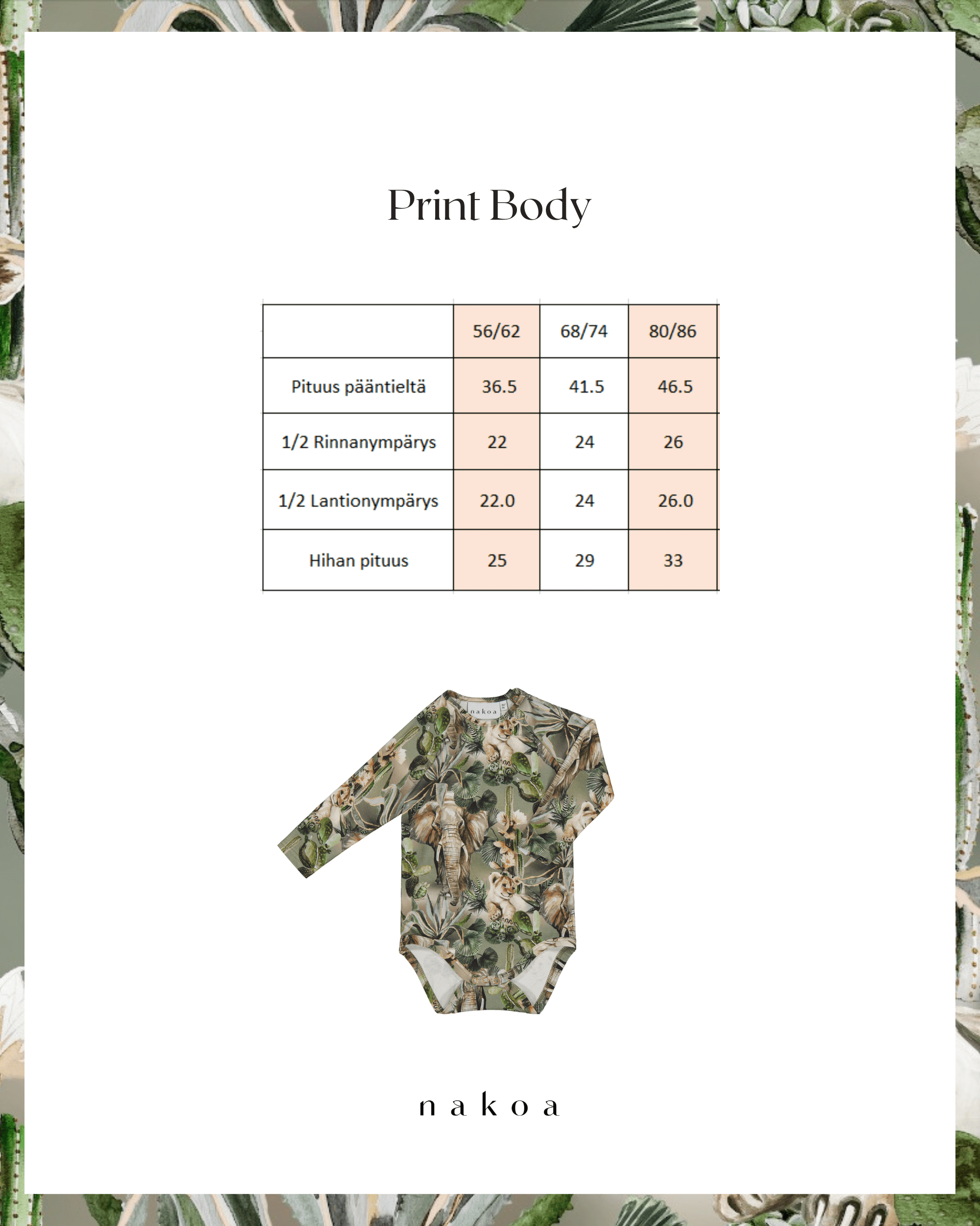 Print Body, Leopard