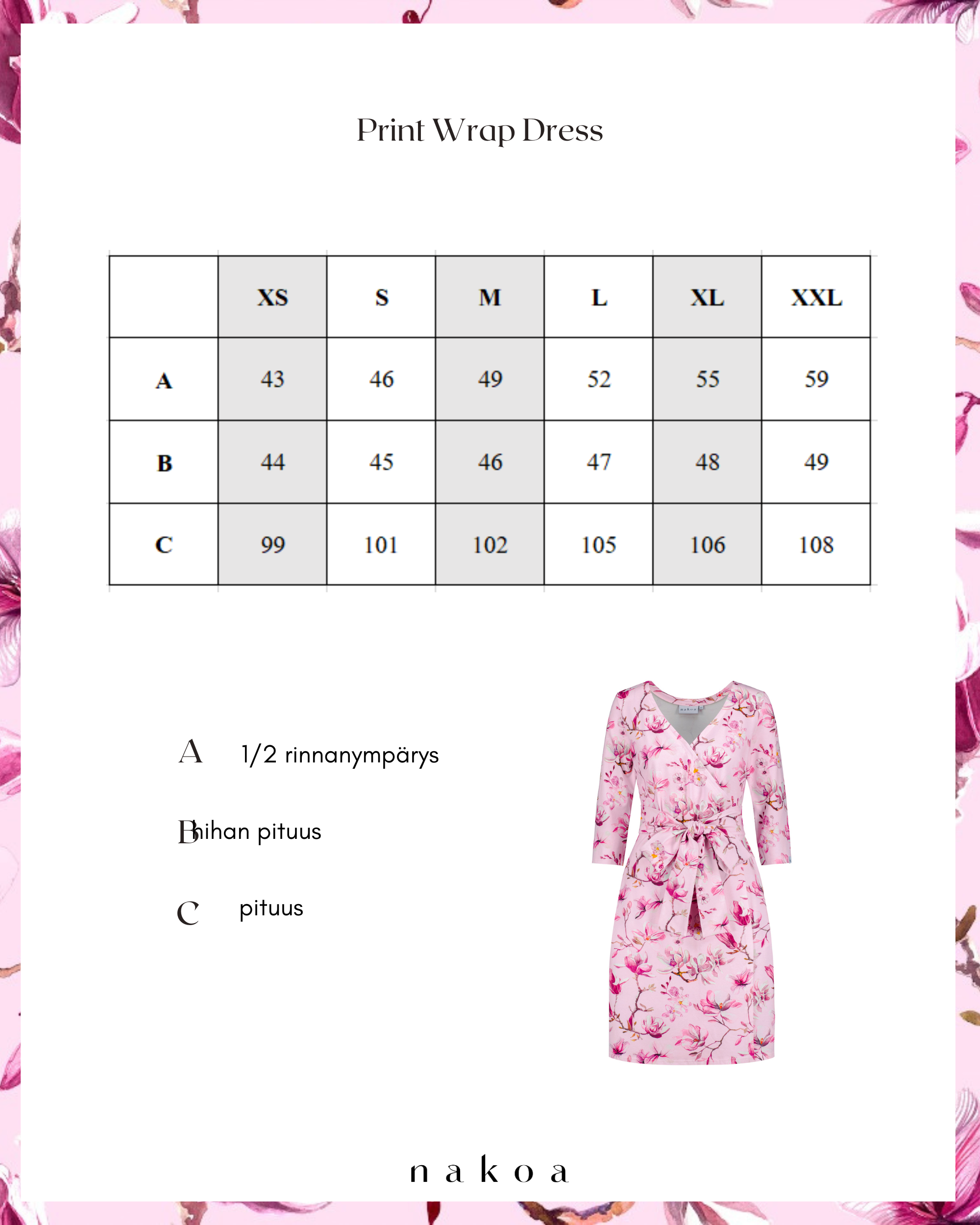 Print Wrap Dress, Ballet of Blossoms