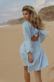 Monica Dress, Sky Blue