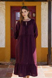 Aurora Dress, Merlot