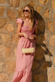 Bianca Dress, Powder Pink
