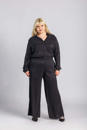 Chloe Shirt, Black Leo