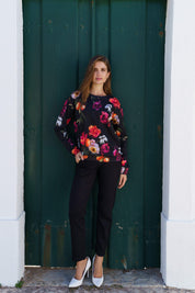 Comfy Straight Pants, Black