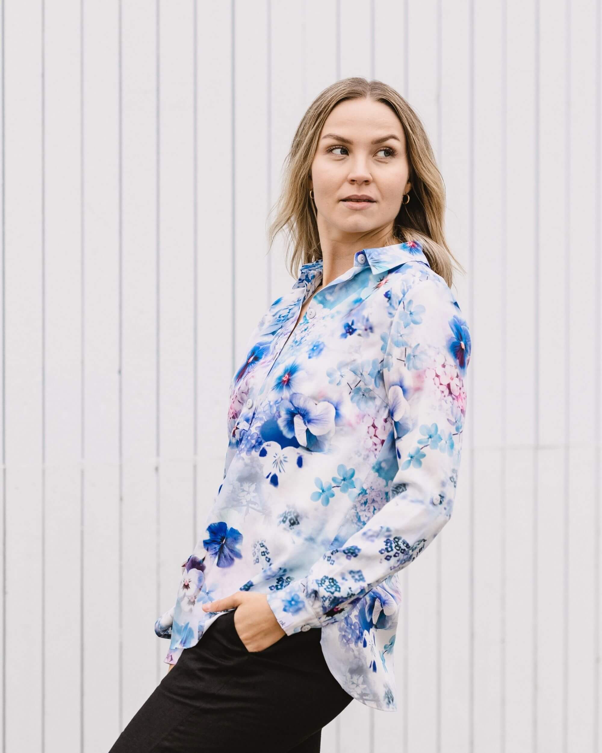 Chloe-Hemd mit Kragen, Lush