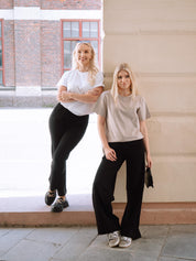 Comfy Straight Pants, Black