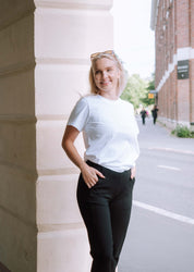 Comfy Straight Pants, Black
