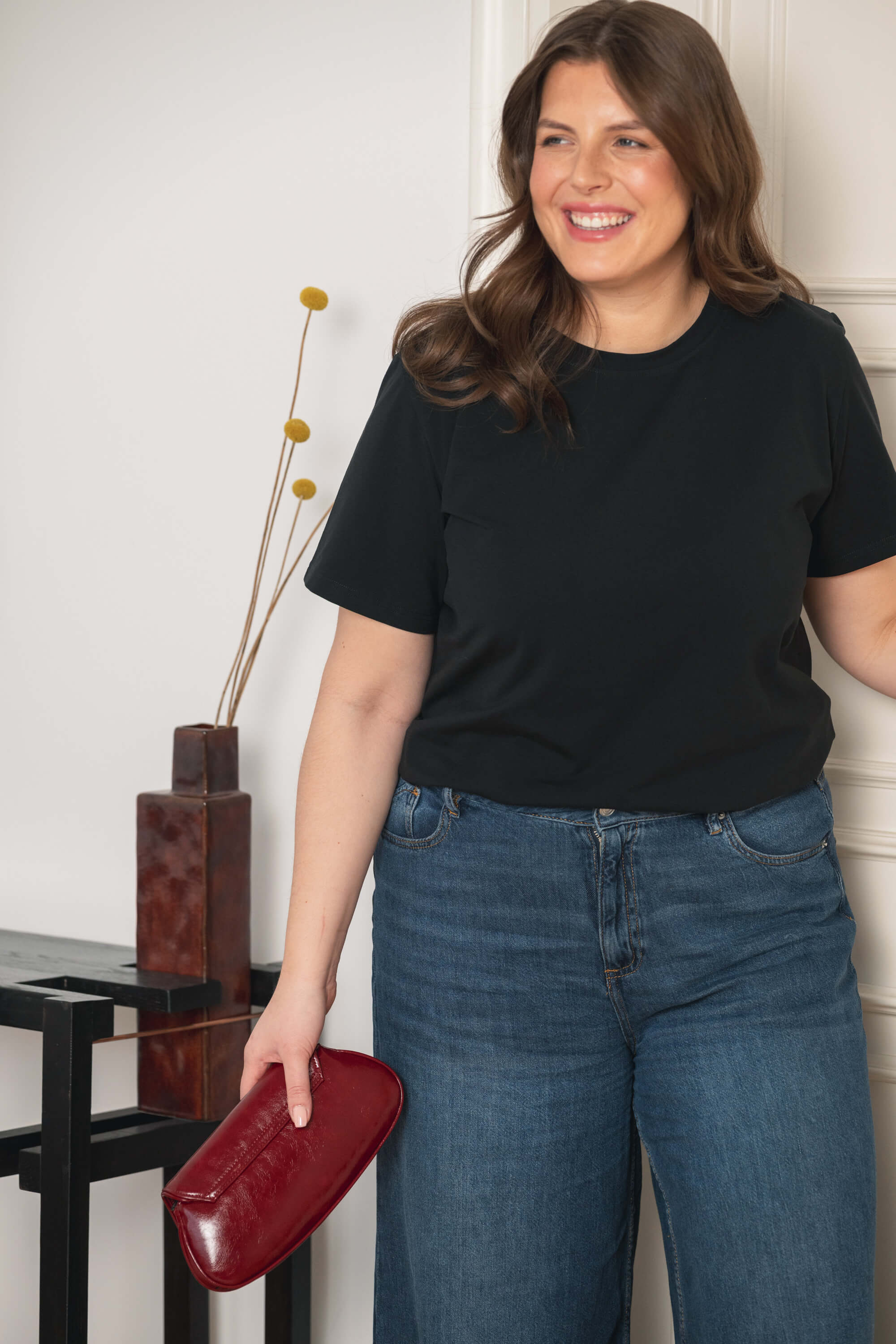 Emilia T-Shirt, Black