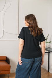 Emilia T-Shirt, Black