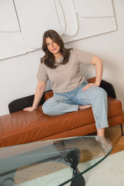 Emilia T-Shirt, Greige