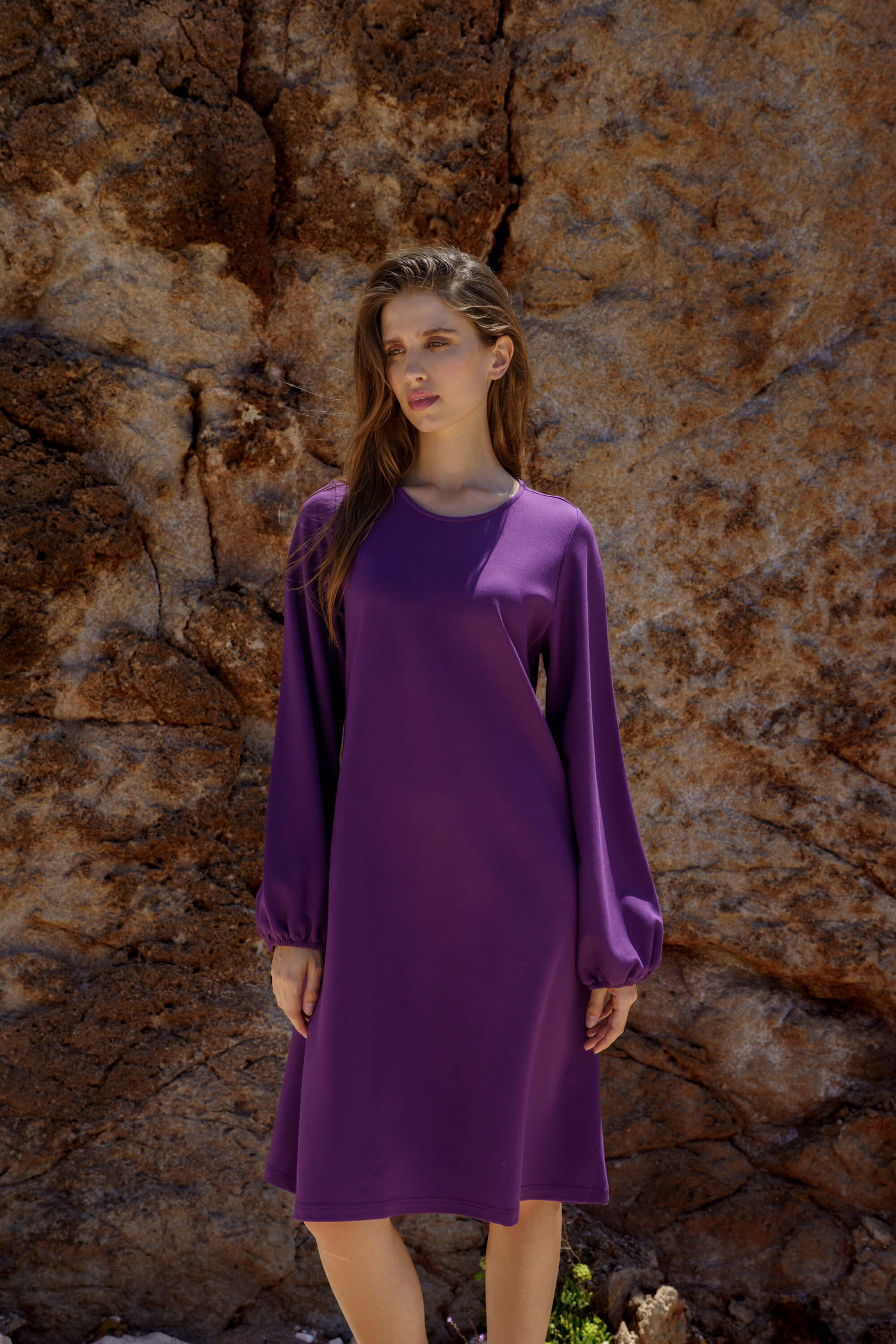 Emma Dress, Purple