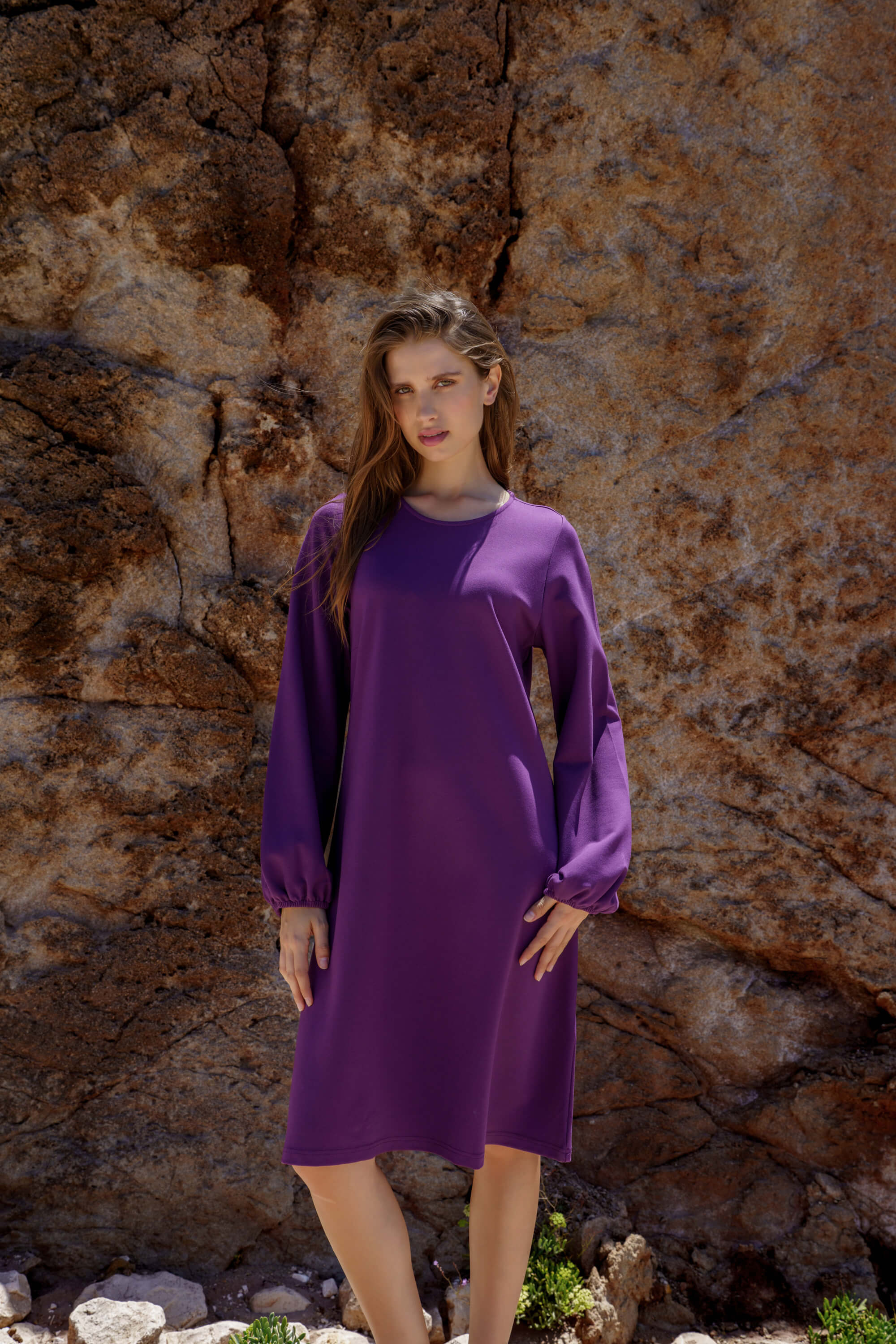Emma Dress, Purple