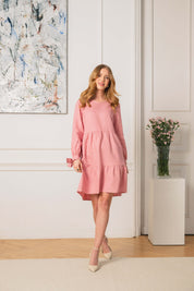 Hailey Dress, Powder Pink