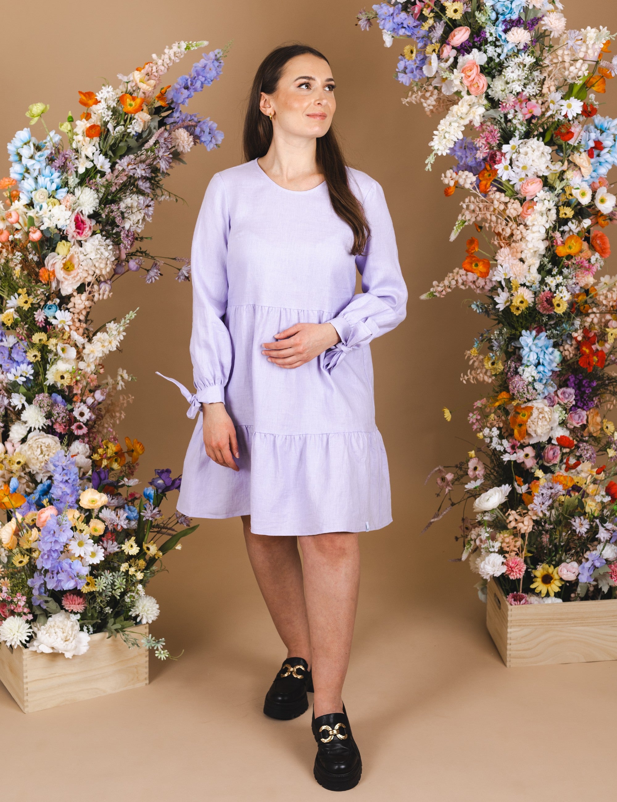 Hailey Dress, Lupine