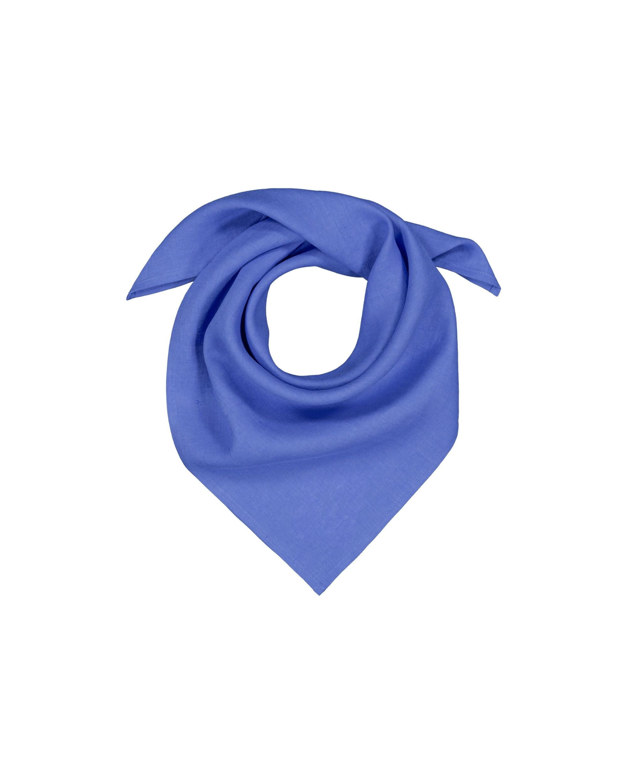 Linen Scarf, Marina Blue