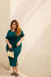 Mira Dress, Teal