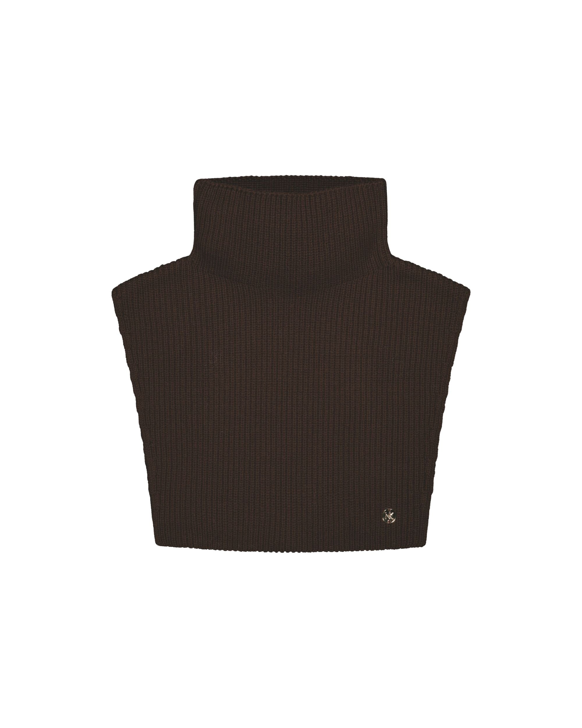Merino Neck Warmer, Espresso