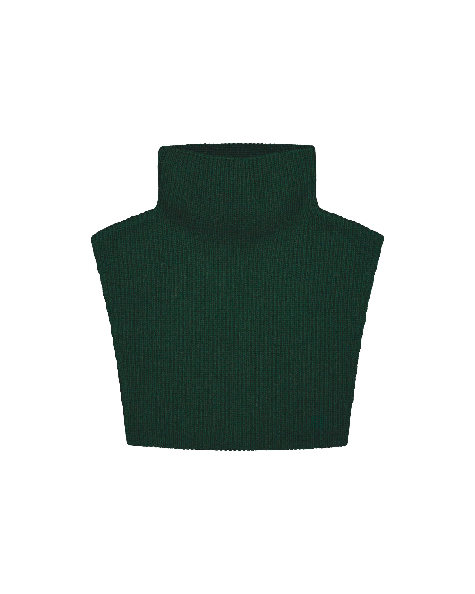 Merino Neck Warmer, Forest Green