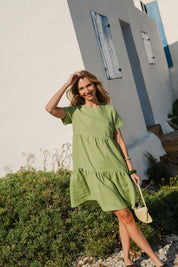 Olivia Dress, Pistachio