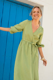 Piper Dress, Pistachio